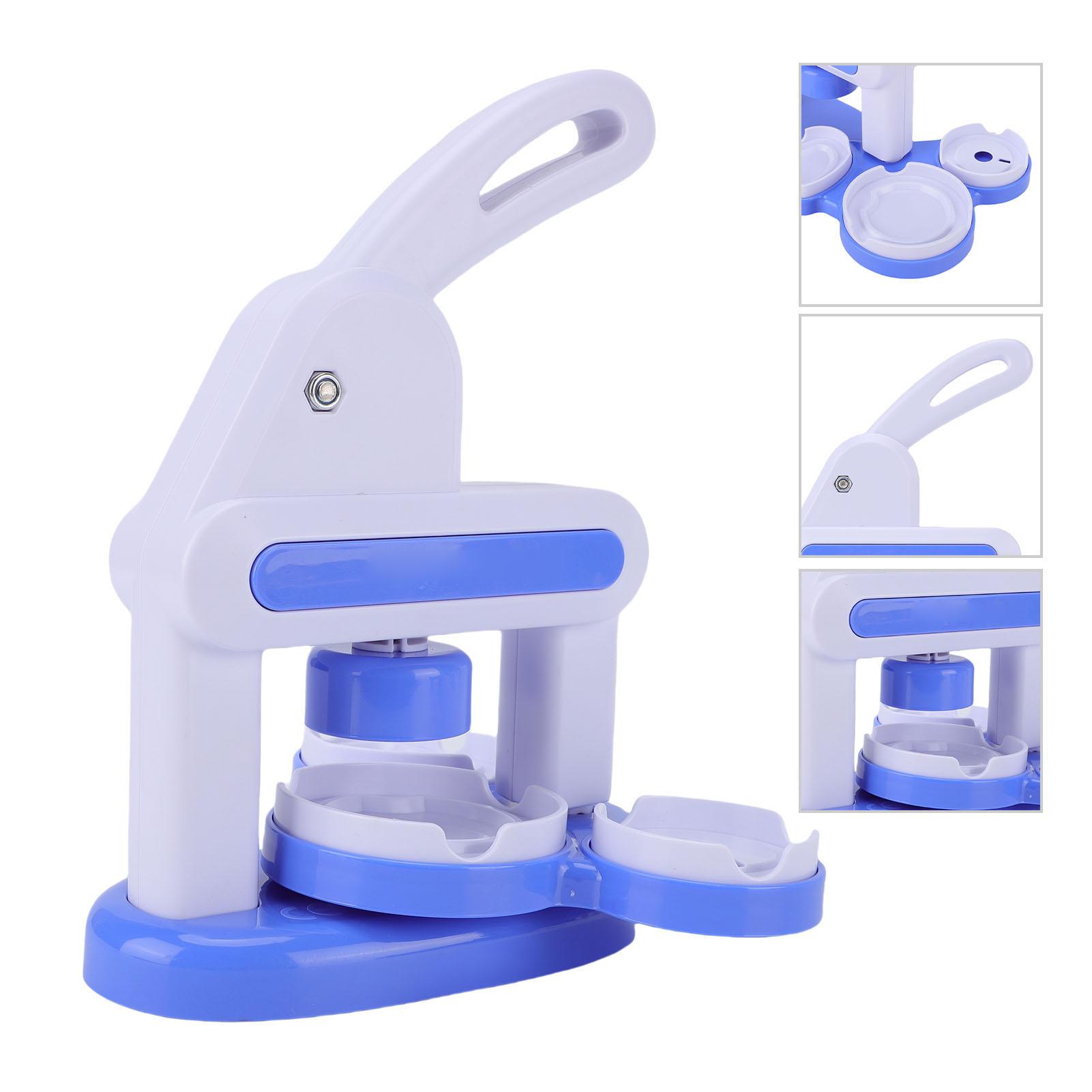 

Button Maker Machine 3 in 1 Manual Badge Punch Press Kit for Kids Skill Development