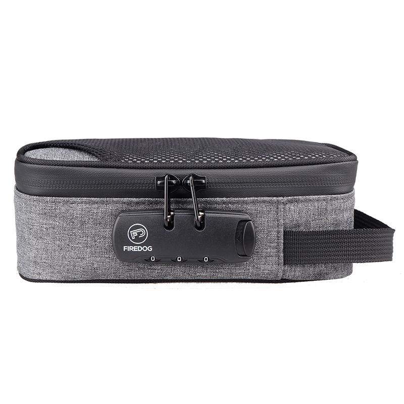 Smell Proof Carbon Lined Carry Stash Bag With Lock Discreet Secure Case