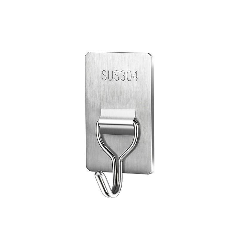 Multi-functional Stainless Steel Adhesive Hook for Kitchen & Bathroom