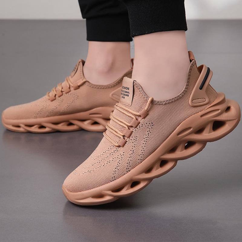 Men Sneakers Lightweight Fashion Flat Cushioning Jogging Shoes Breathable Training Summer Mesh Running Shoes for Men