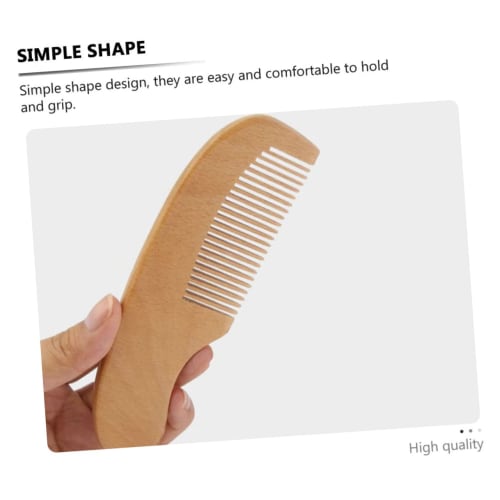 SEWACC 1 Set Toddler/Children's Hair Washing Brush Comb Kit Wooden Comb Wool Brush Set