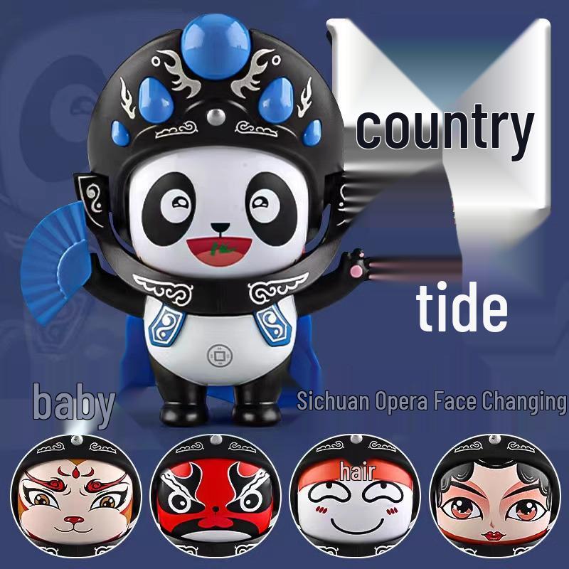 

Сычуаньская опера Кукла с меняющимся лицом - Игрушка-маска Пекинской оперы для детей - Подарок на день рождения или украшение