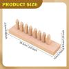 Foot Acupressure Tool Acupoint Massages Nonslip Wooden Feet Massage Board Reflexology