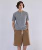 SENTAIR Contour Henley Neck Half T-Shirt _Gray
