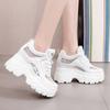 Height-enhancing Shoes for Women, Old Shoes, Breathable Summer Mesh Shoes, Casual Platform Shoes, White Shoes
