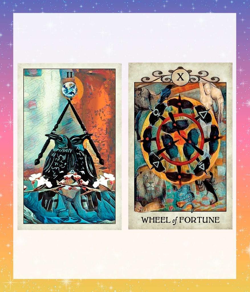 78-card Crow Tarot deck, Crow Tarot, fortune telling, with Japanese instruction manual, lulucouture [Authentic]