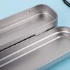Rectangular Student Stationery Office Supplies Iron Case Gifts Container Storage Box Pencil Case