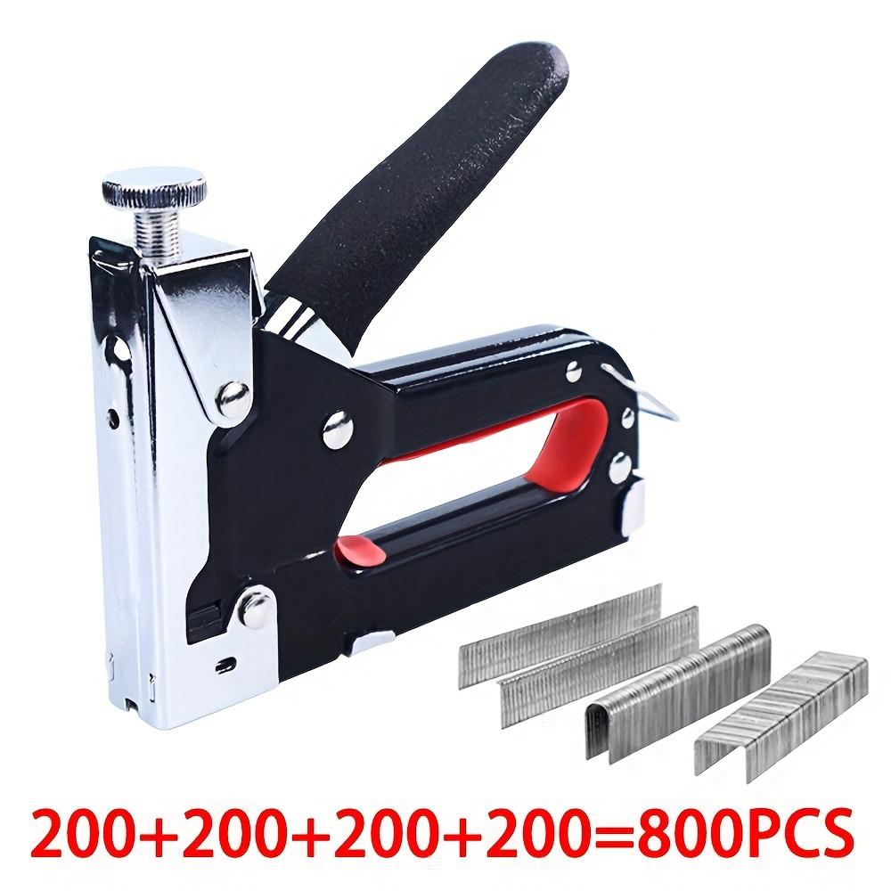 Durable 4-IN-1 Multifunctional Manual Nailing Gun Light Duty Home Use Nailing Gunfor DIY Home Decoration Camping Industrial Use