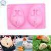 Rabbit Easter Bunny 3d Silicone Mould Fondant Cake Molds Cupcake Decorating Tools Confeitaria Chocolate Mold Easter Decor