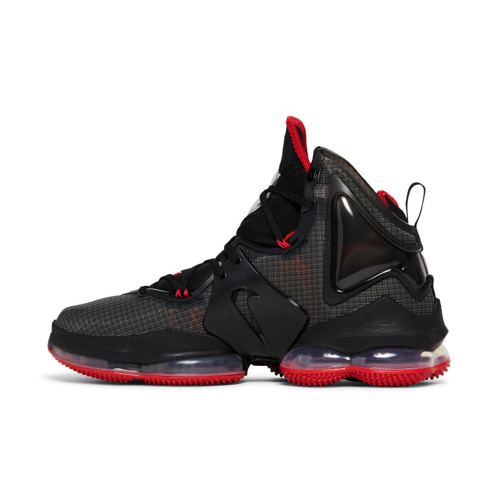 Nike LeBron 19 'Bred' (Unisex) Black / University Red / Black Basketball Shoes CZ0203 001