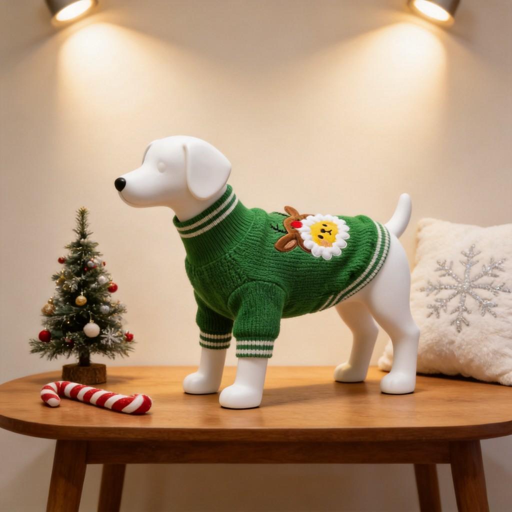 Pet Christmas Sweater Vest With Thick Wool For Tedy Dogs And Cats Perfect For Holiday Celebrations