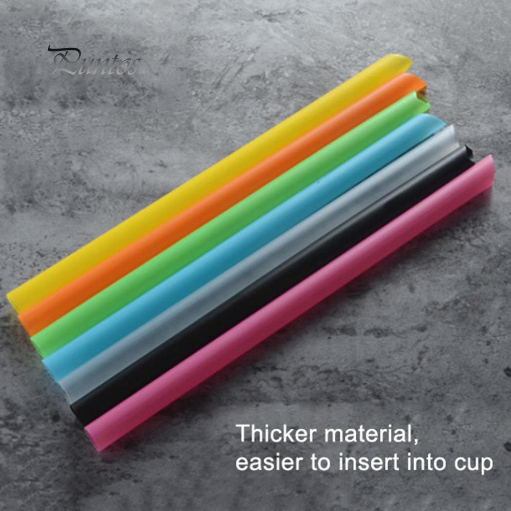 Kitchen Artifact Disposable Pearl Milk Tea Drinking Straws Shop Juice Sucker