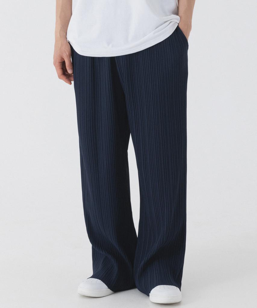 PIANER [2 Pack] Comfortable Wide Pleated Pants (3 Colors)
