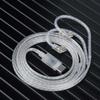 Gold-plated Pin KZ Headphones Cable Silver-Plated 2PIN Earphone Wire  Headset Accessories