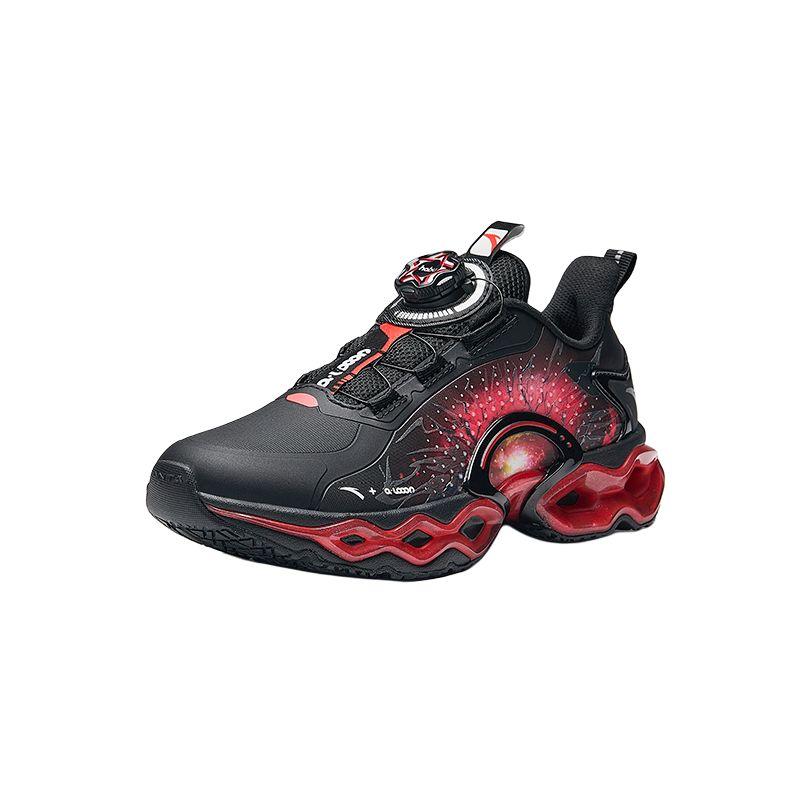 Anta Kids Energy Ring 10.0 Versatile Comfortable Durable Low-Top Running Shoes Kids sneaker Black Red 312445588N-4