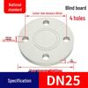 PPH Flange Blind Cover for Water Pipes