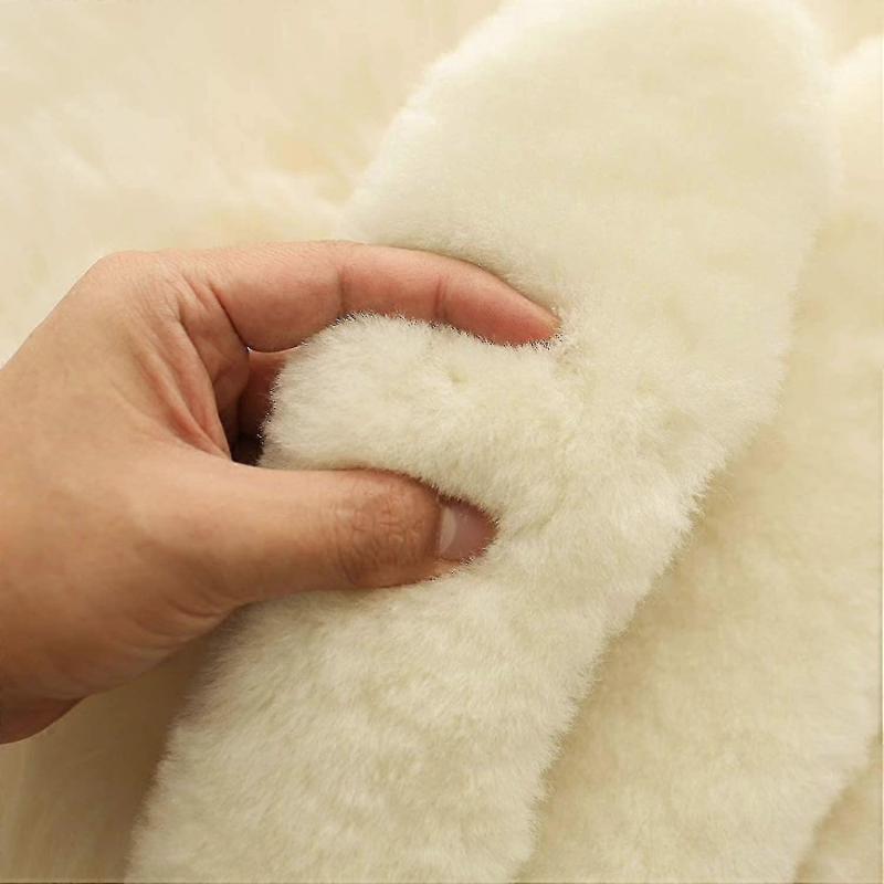 Sheepskin Insoles Super Thick Premium Shoe Insoles,durable & Extra Fluffy,wool Insoles Sheepskin Sho