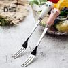 Cake Fork Cartoon Cat Claw Fork Novelty Smooth Edges Ceramic Handle Fork for Fruits Desserts Noodles