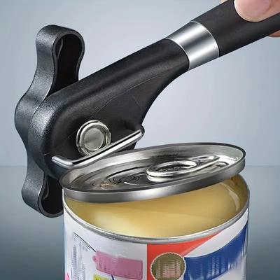1 Stück Schneller und einfacher Dosenöffner Küchenzubehör Professioneller manueller Glasöffner aus Edelstahl Sicherheits-Seitenschnitt-Flaschenöffner Haushaltswerkzeuge
