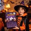 Neuartiges Halloween-Spielzeug Adventskalender 2026, 24-Tage Countdown-Box mit Figuren, Geschenk für Kinder Kinder, Gruselige Party-Mitgebsel, Sammlerstück 24-Tage