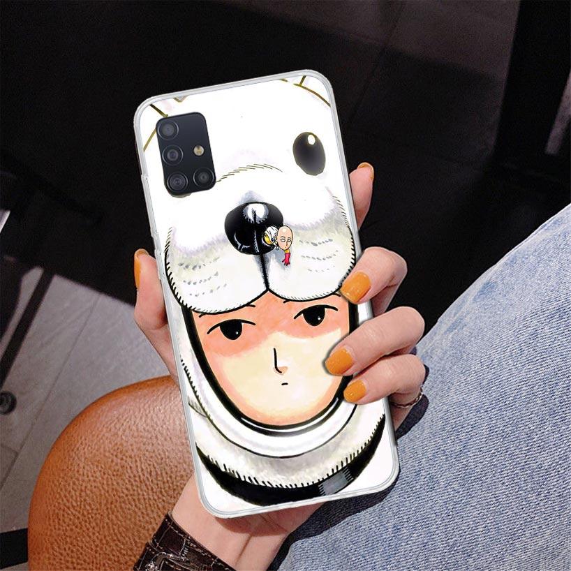 Anime One-Punch Man Phone Case For Samsung Galaxy A52 A32 A22 A12 A51 A31 A50S A30S A20S A10S Note 20 Ultra 10 Plus S10 A72 A71