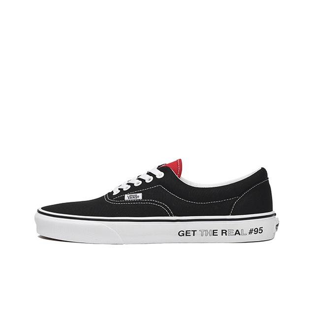 

Vans Era Получите настоящие низкие кеды для скейтбординга Унисекс Кроссовки Черный Красный VN0A38FRTO2 37