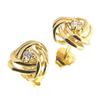 Les Trésors De Lily [P1235] - Gold-plated 'Harmonie' White Gold Earrings - 10 Mm
