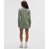 Lululemon Softstreme Half Zip Mini Dress Willow Leaf