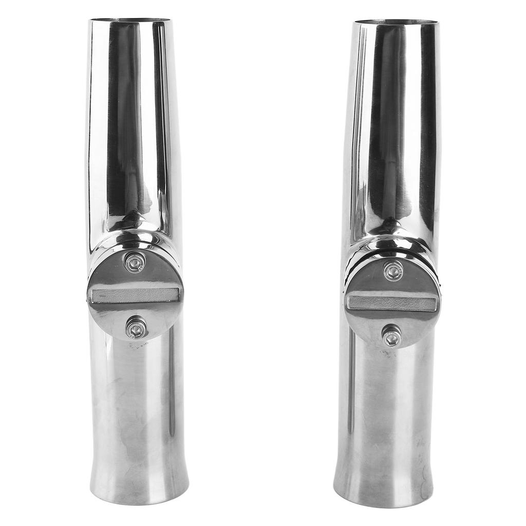 Stainless Steel Fishing Rod Holders 7 8 1in Rail Mount Fishing Pole Bracket Support