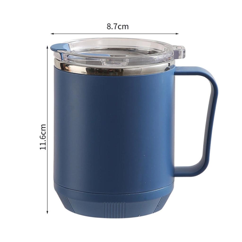 Coffee Mug 460ml 304 Stainless Steel Liner Leakproof Elegant Portable Mug for Outdoor Activities
