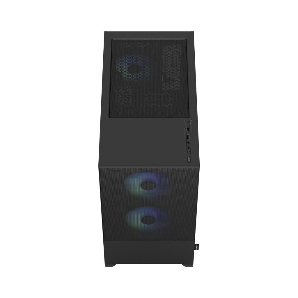 Fractal Design Pop Mini Air RGB Black TG Clear Tint Mini Tower PC Case CS8072 FD-C-POR1M-06