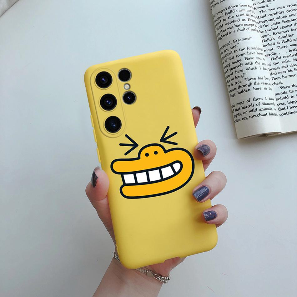 For Samsung Galaxy S24 Ultra Case S24 Plus Sunflower Girl Painted Soft Silicone Phone Case For Samsung S24 Ultra S 24 S24+ Shell
