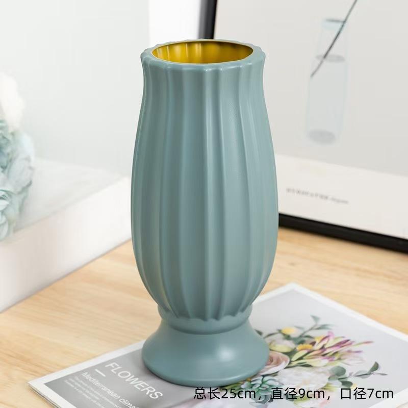 

Складная ваза для цветов, Ваза для гостиной, Имитация вазы, 2 шт. One Size зелёный