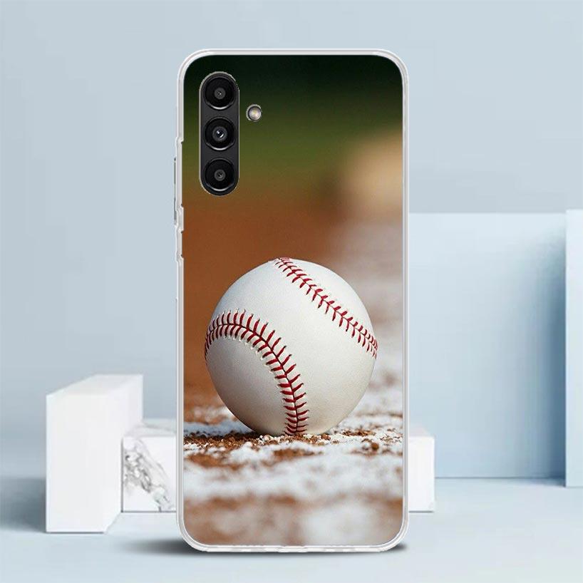 Baseball Sport Cover for Samsung Galaxy A17 A37 A57 A16 A26 A36 A56 A15 A14 A55 Phone Case A13 A53 A25 A35 A24 A34 A23 A33 Galax
