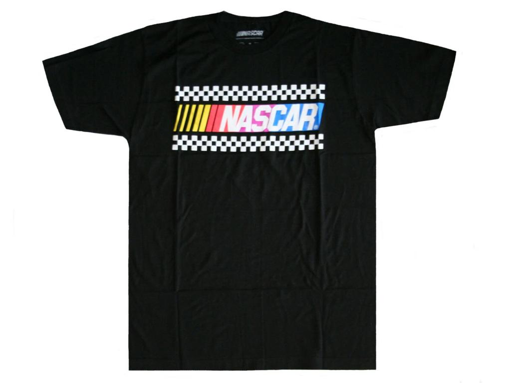 NASCAR Checkerd Flag Logo Men's T-shirt NWT
