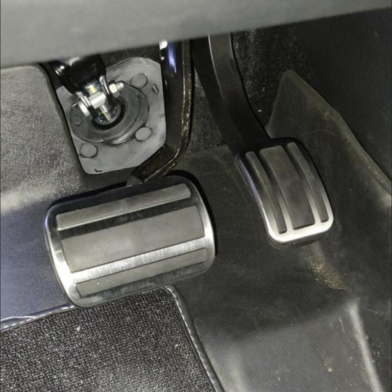 For Toyota Proace City EV 2025 Accessories Automotive Stainless Steel Accelerator Brake Pedal Non-Slip Cover Pads 2024