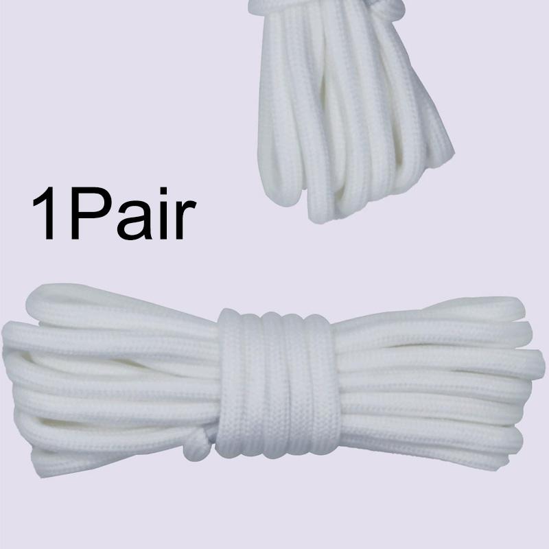 1 pár kerek cipőfűző sportcsizmához, tornacipőhöz, cipőfűzők, egyszínű cipőfűzők, klasszikus atlétikai sport