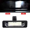 1PC/2Pcs Car LED License Plate Lights Number Plate Lamp Replacement Light For Taurus Mustang Focus Fusion Edge MKS MKT MKX MKZ Milan Sable