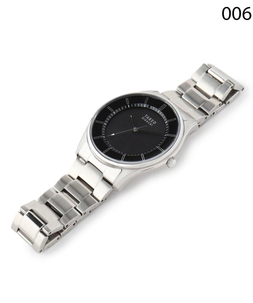 Watch Metal Band Solar Watch 07001448 Silver 00 [Takeokikuchi] Men's (006)