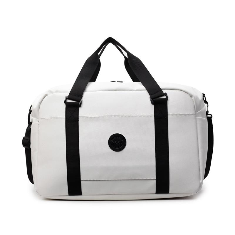 

Женская сумка для багажа через плечо большой вместимости, портативная сумка для путешествий на короткие расстояния белый