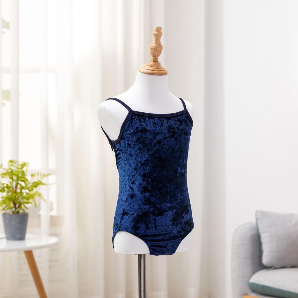 Children Dance Clothes Summer Sling Ballet Leotards for Girls Gymnastics Romper Kids Clothes Velvet Ballet Jumpsuits Dance Wear