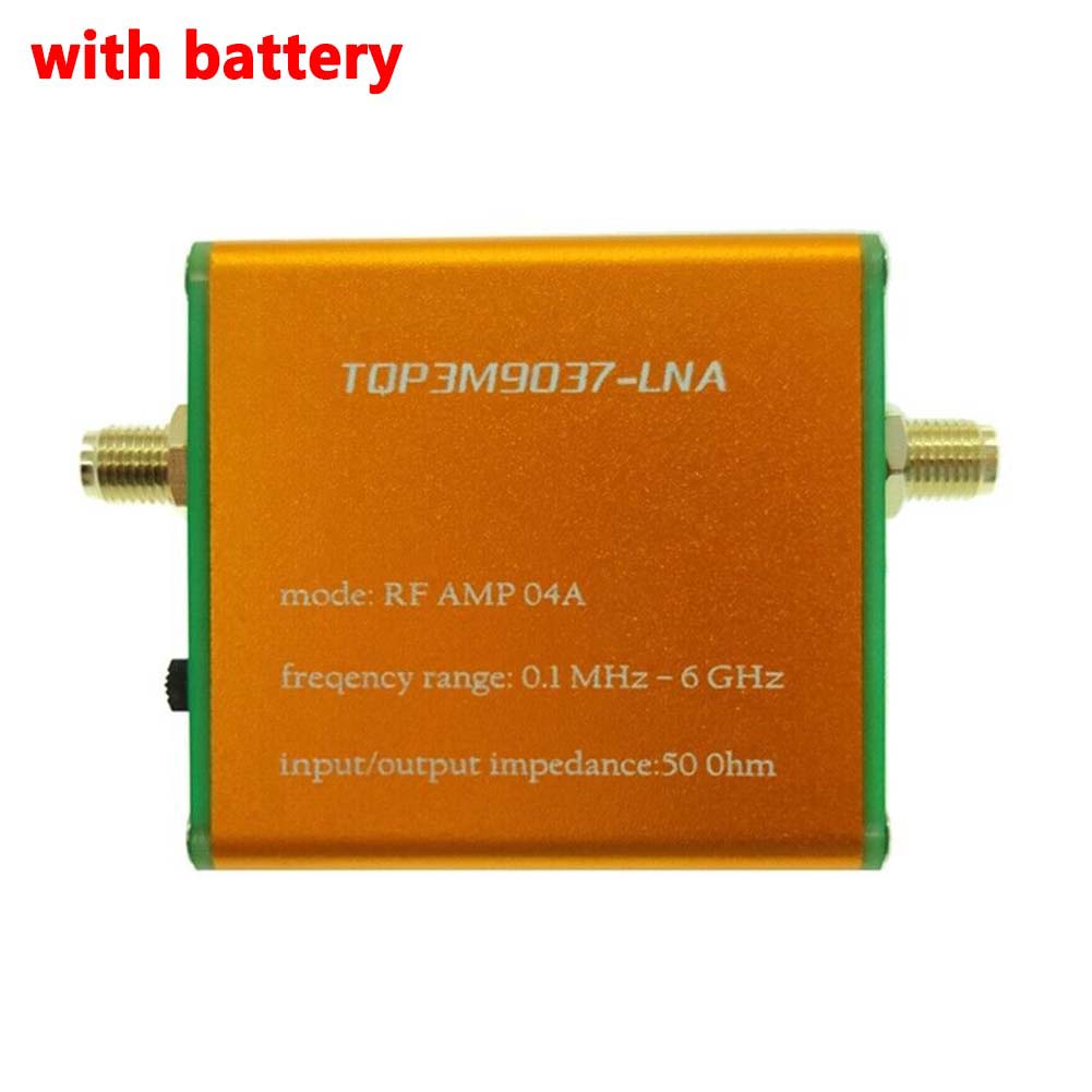 Ultra Low Noise Fullband RF Preamplifier 100kHz to 6GHz for Broadcasting Wireless Communications and Scientific Use