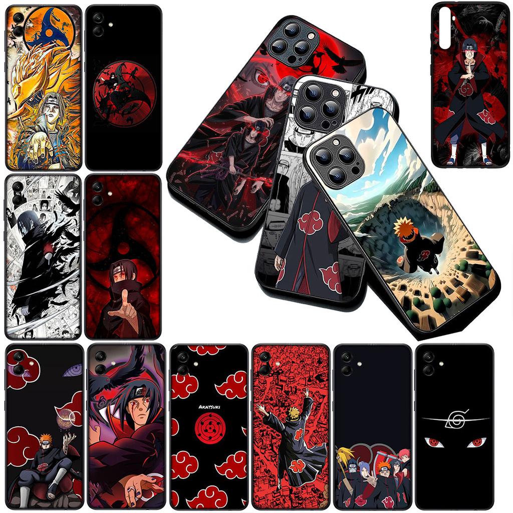 Hülle für Samsung Galaxy S24 S25 S23 FE Ultra Plus S7 Edge S25+ S23+ A56 5G Handyhülle Pain Akatsuki Narutos Itachi Uchiha