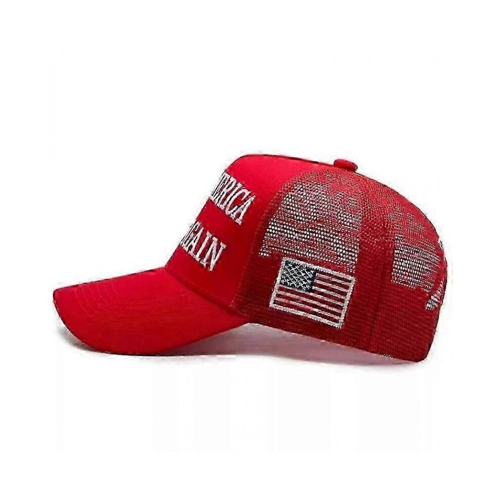 Trump 2024 Maga Red Hat 45-47 Baseball Cap Make America Great Again with USA Flag