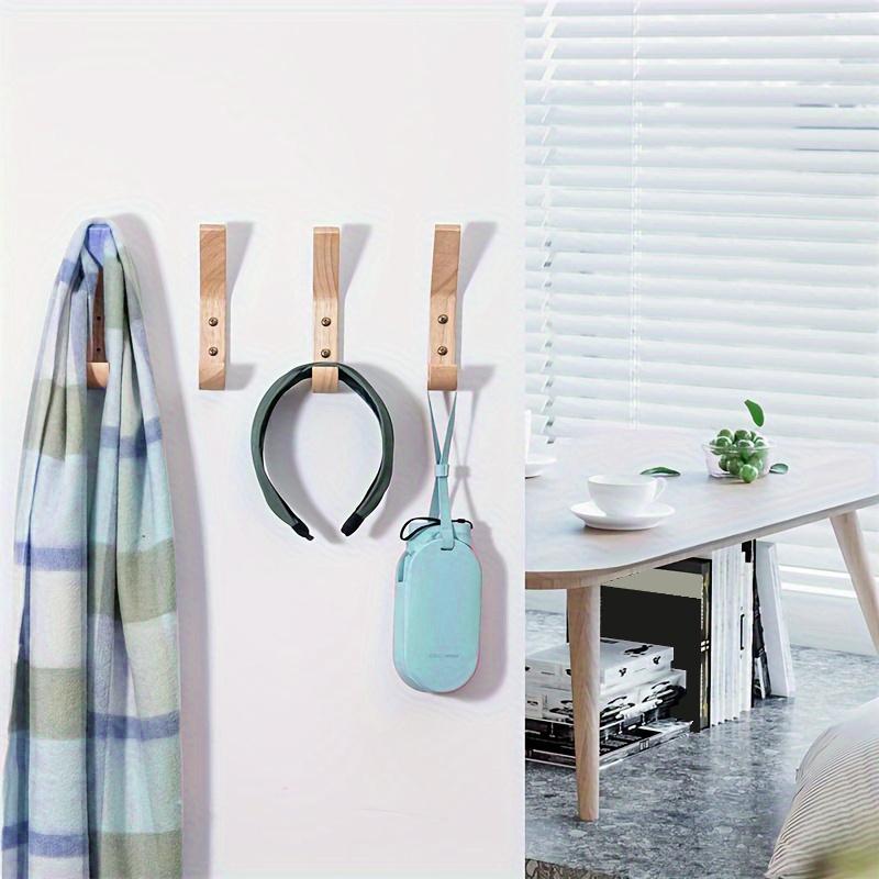 Creative Wooden Hooks, Entrance Clothes Hooks, Wall Mounted Clothes Rack Behind Doors, Wooden Hooks, Storage In Autumn And Winter