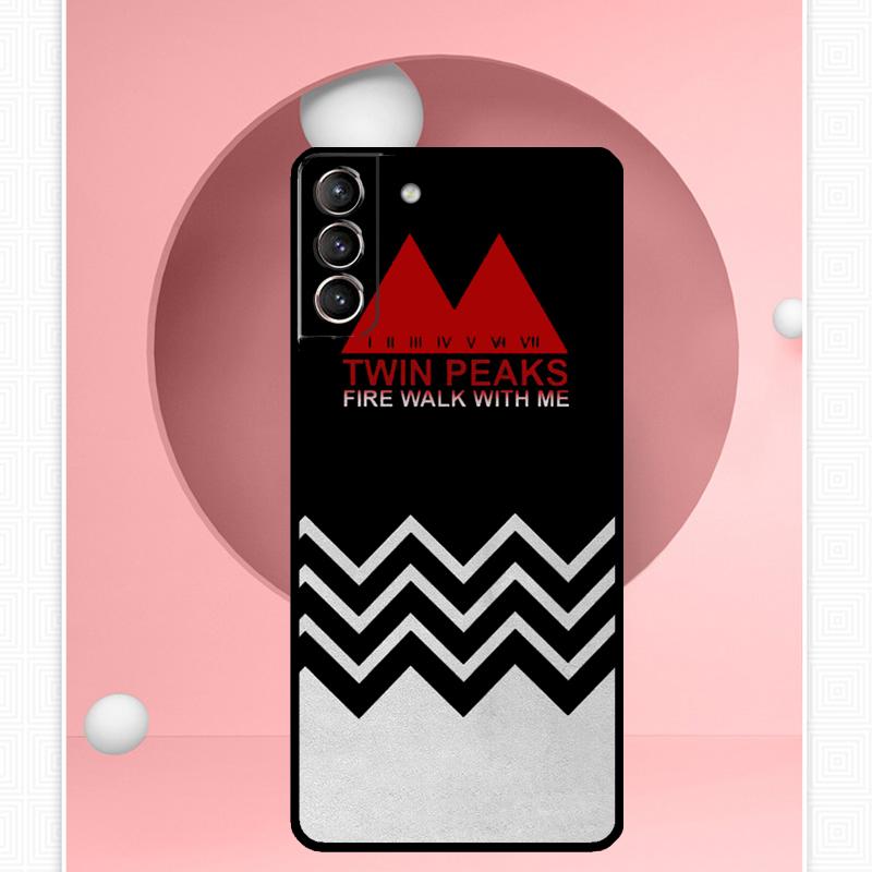 Fire Walk With Me Twin Peaks Case For Samsung Galaxy S25 Ultra S21 S22 S23 S24 Ultra S9 S10 S20 Plus S25 FE Cover Funda