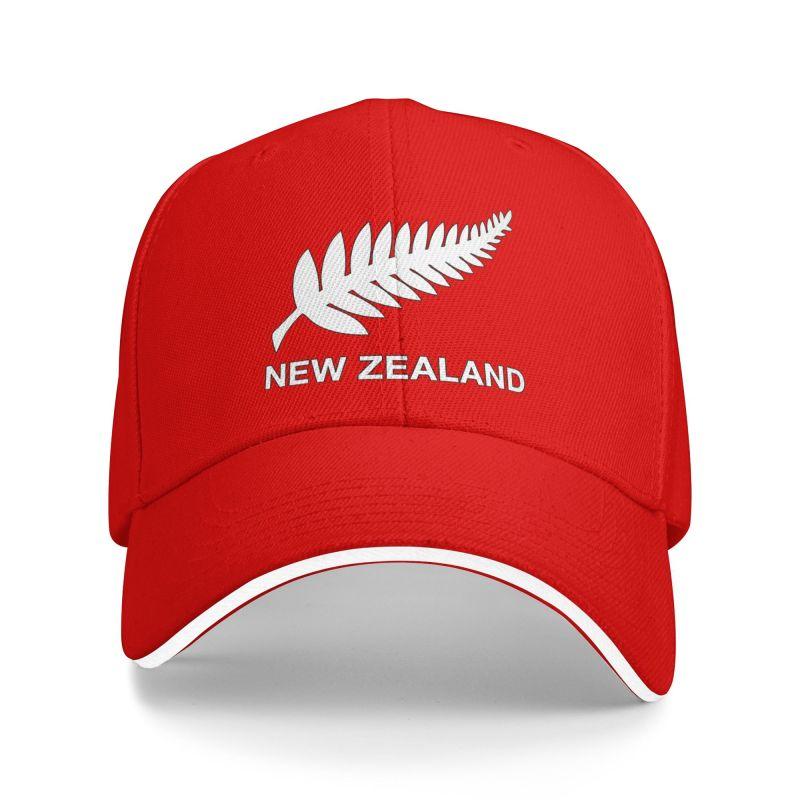 Nya Zeeland All Blacks Tryck Basebollkeps Herr Dam Hip Hop Hinkhatt Sommar Sol Pappahattar Justerbar Sandwich Snapback Kepsar