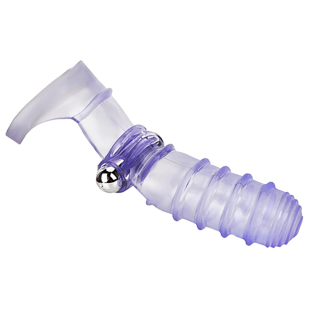 Finger Sleeve Vibrator G Spot Massage Clit Stimulate Female Masturbator Sex Toys