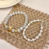 Cats Eye Gorgeous Stone Beaded Bracelet Highfashion Unisex Wrist Accessory