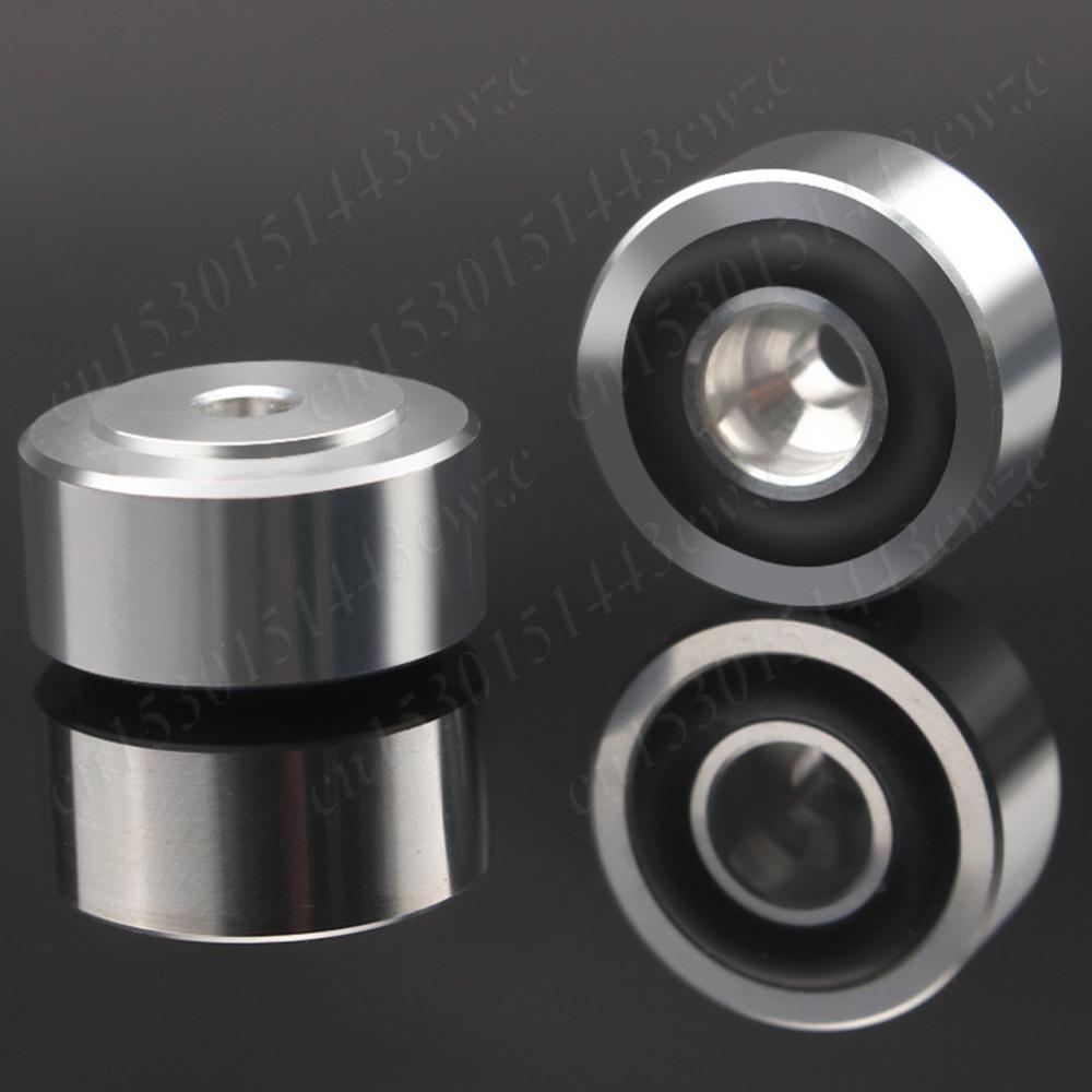 

4 Pcs Shock Absorbing Foot Pad Aluminum Alloy Speaker Isolation Stand Feet Pad Anti-Slip Speaker Fixing Feet Pad for Speaker DAC China Mainland